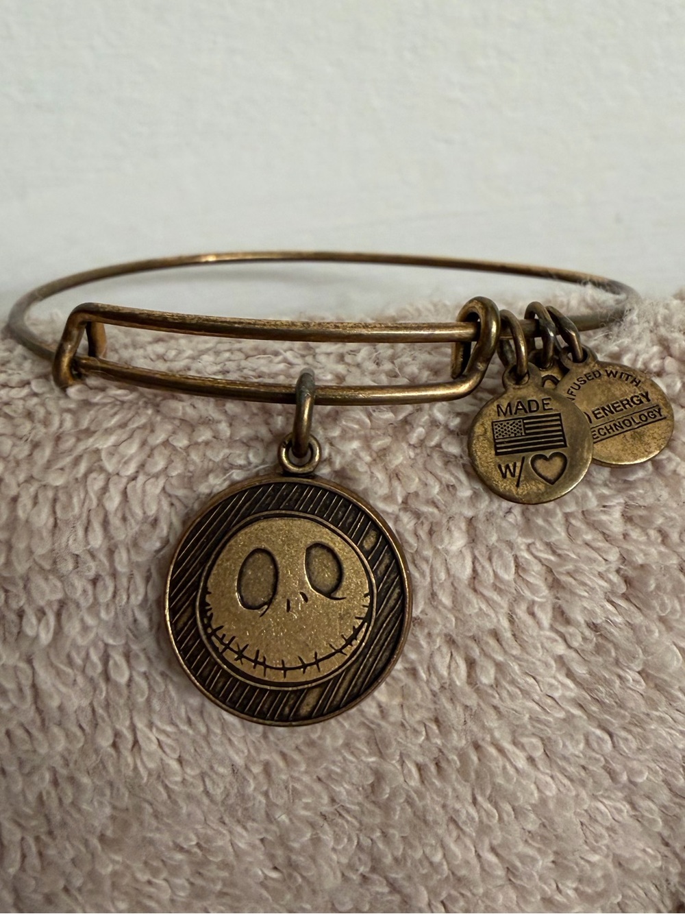 Alex and Ani Jack Skellington bangle